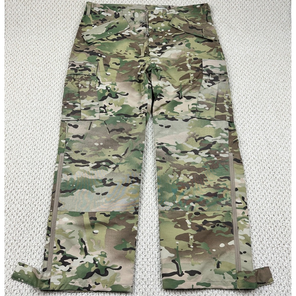 USGI APECS Trousers Mens Large Long Multicam Gore-Tex Waterproof Pants EUC